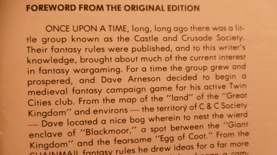 Photo of page of text titled FOREWORD FROM THE ORIGINAL EDITION