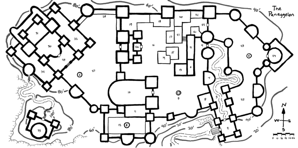 A castle map